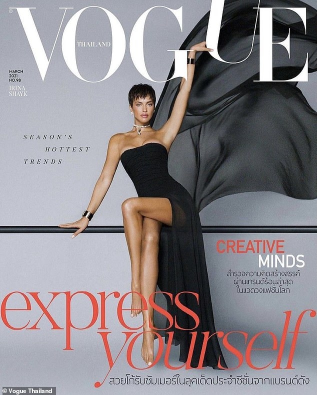 Irina Shayk quyến rũ trên tạp chí Vogue Thái Lan