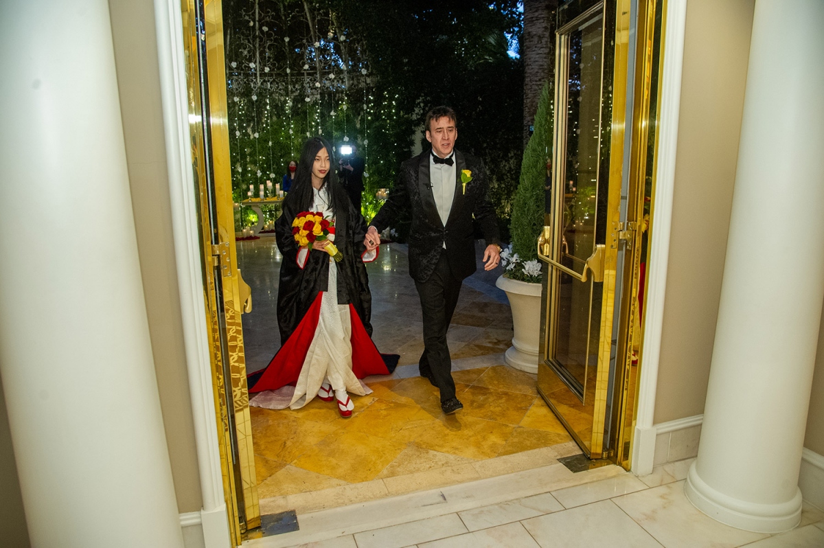Nicholas Cage và Riko Shibata. Nguồn: The Wynn Hotel