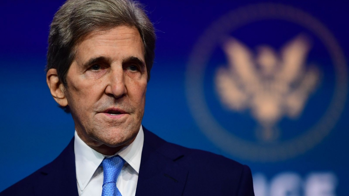 Đặc phái viên của Tổng thống Mỹ về khí hậu John Kerry. Ảnh: Sky News