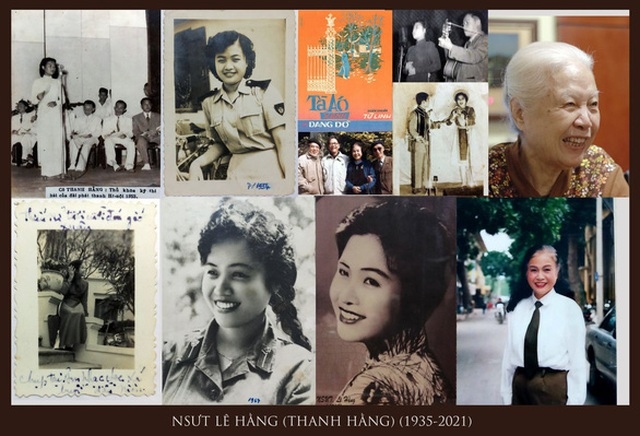 NSƯT Lê Hằng trong cuốn "Một thời Hà Nội hát" (Ảnh: Nhà văn Trương Quý cung cấp)
