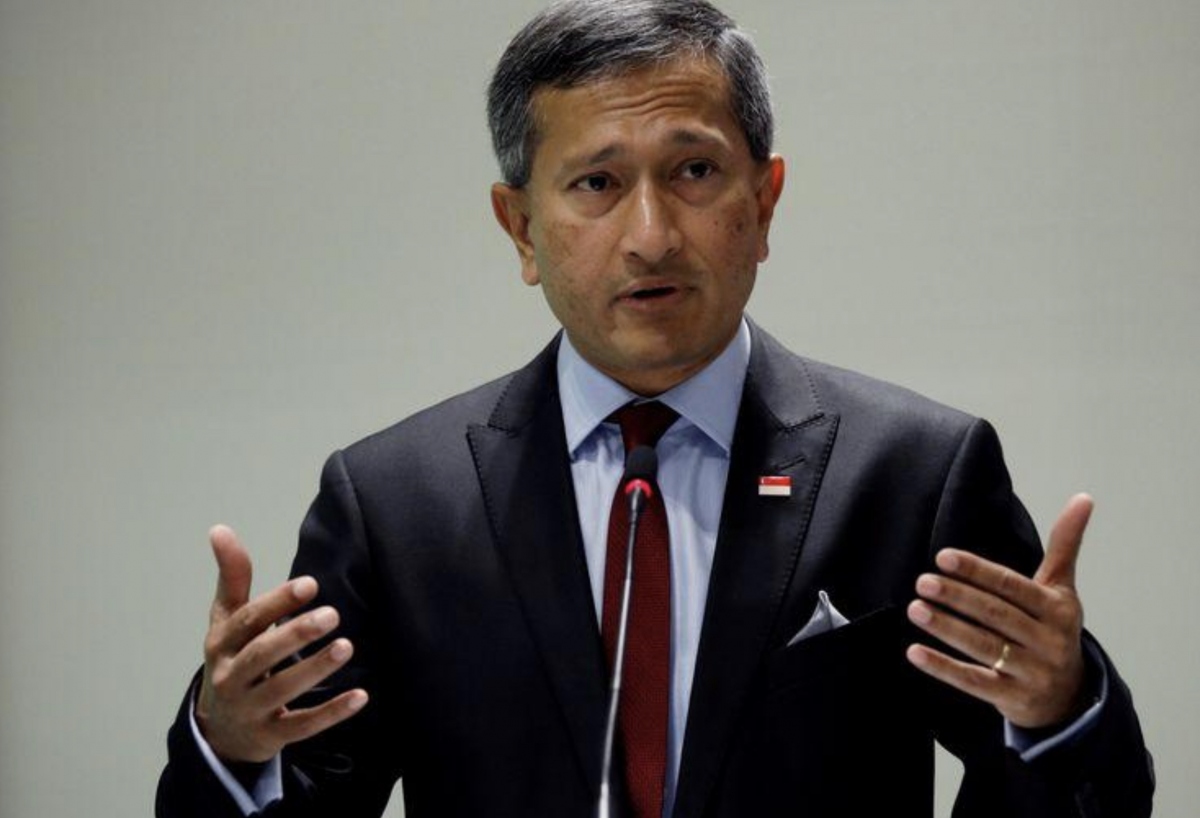 Ngoại trưởng Singapore Vivian Balakrishnan. Ảnh: PBS Wolrd