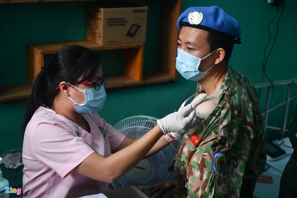 un peacekeepers vaccinated in vietnam ahead south sudan mission picture 1