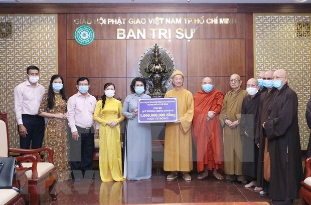 hcm city buddhist sangha joins covid-19 prevention efforts picture 1
