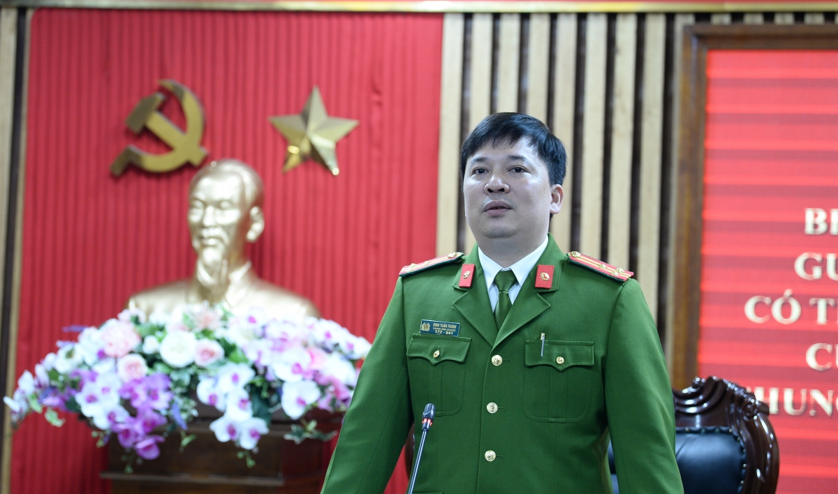 Thượng tá Đinh Tuấn Thành - Trưởng Công an quận quận Thanh Xuân (Hà Nội)