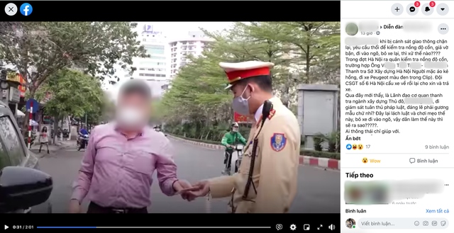 Hình ảnh được chia sẻ lên mạng xã hội.