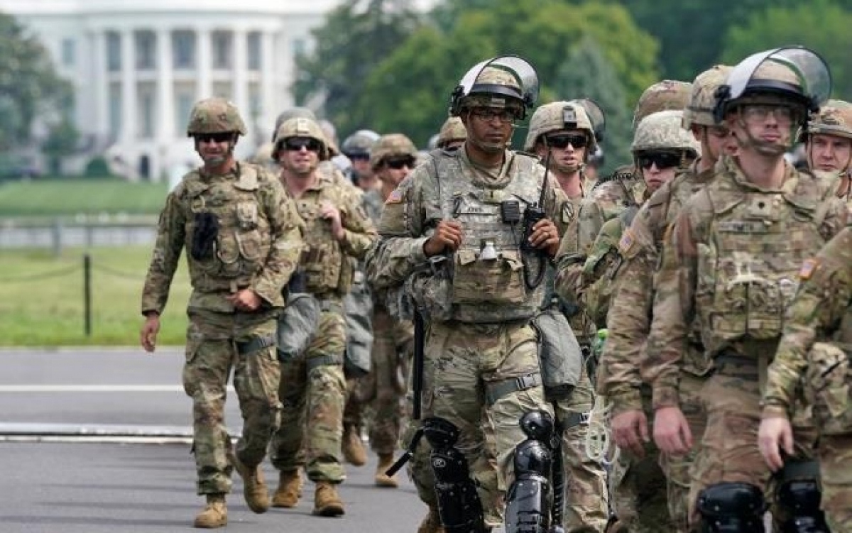 Vệ binh Quốc gia Mỹ. (Ảnh: Getty Images)