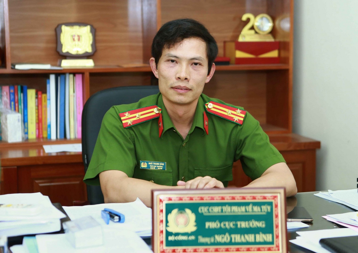 Thượng tá Ngô Thanh Bình, Phó Cục trưởng Cục Cảnh sát điều tra tội phạm về ma túy, Bộ Công an.
