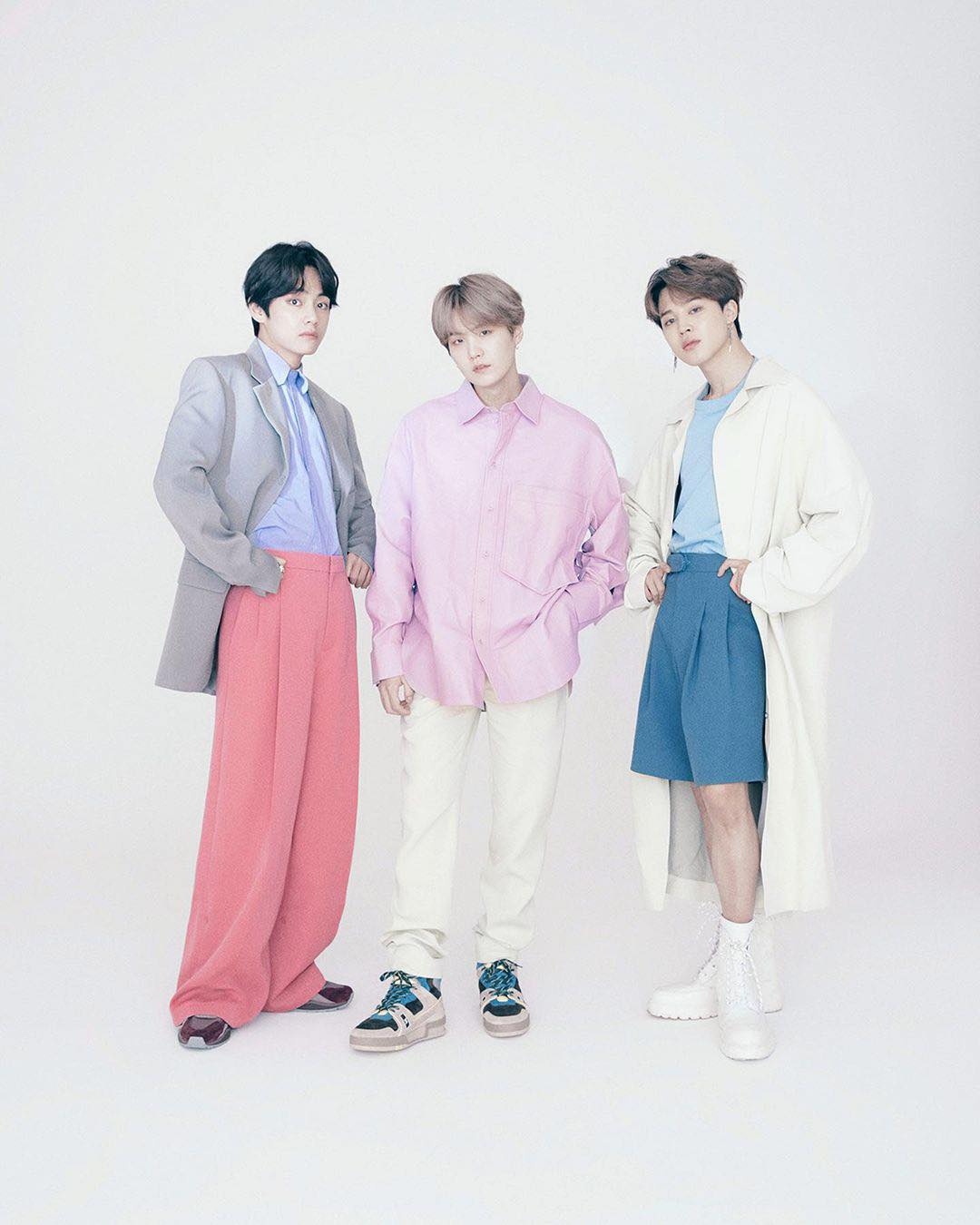 BTS trong buổi ra mắt bộ sưu tập Louis Vuitton Thu 2021 tại Seoul   StyleRepublikcom  Thời Trang sáng tạo và kinh doanh
