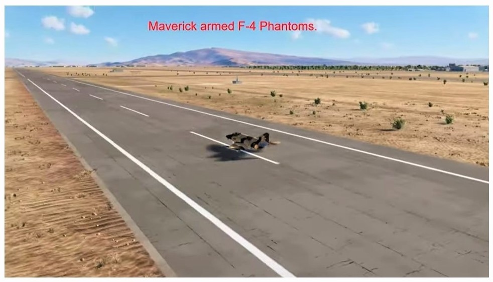 Cường kích F-4 Fantom có nhiệm vụ đánh bom tàu và các cơ sở dầu mỏ Iraq; Nguồn: internet