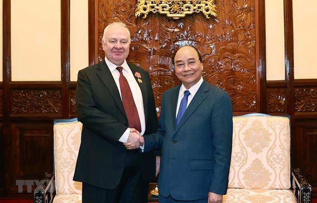 state president hosts outgoing russian ambassador picture 1