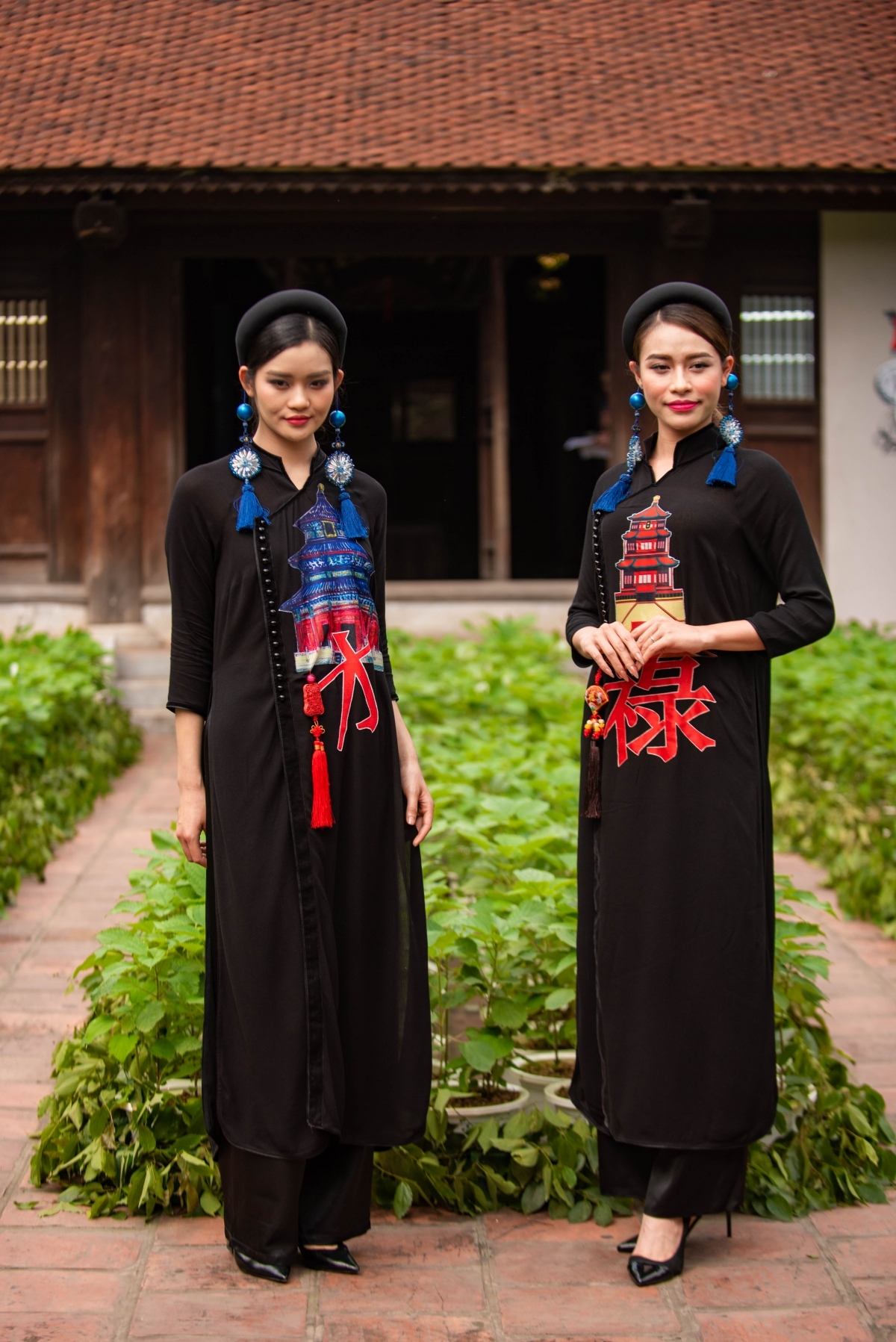 silk, ramie ao dai collections make debut at fashion event picture 4