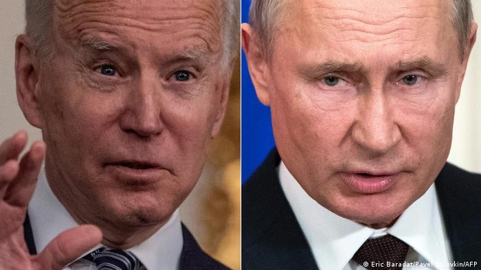 Ông Biden và ông Putin. Ảnh: AFP.