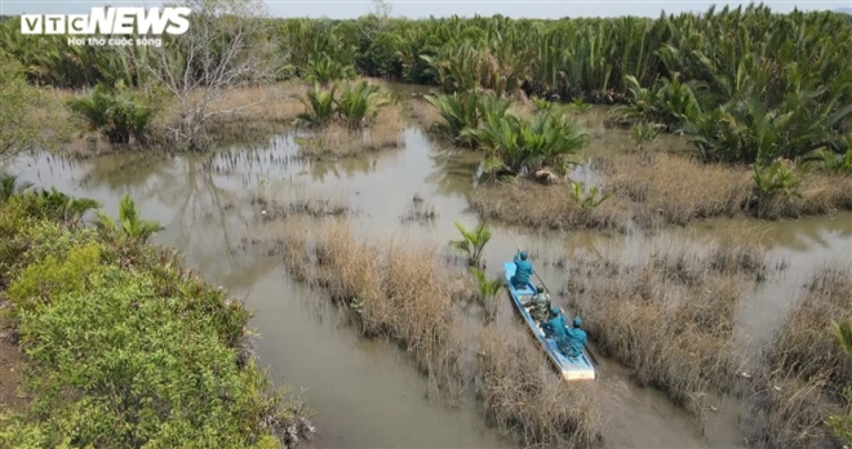 Soldiers go on duty to monitor local rivers due to a number of people attempting to use illegal river crossings to come over the border.