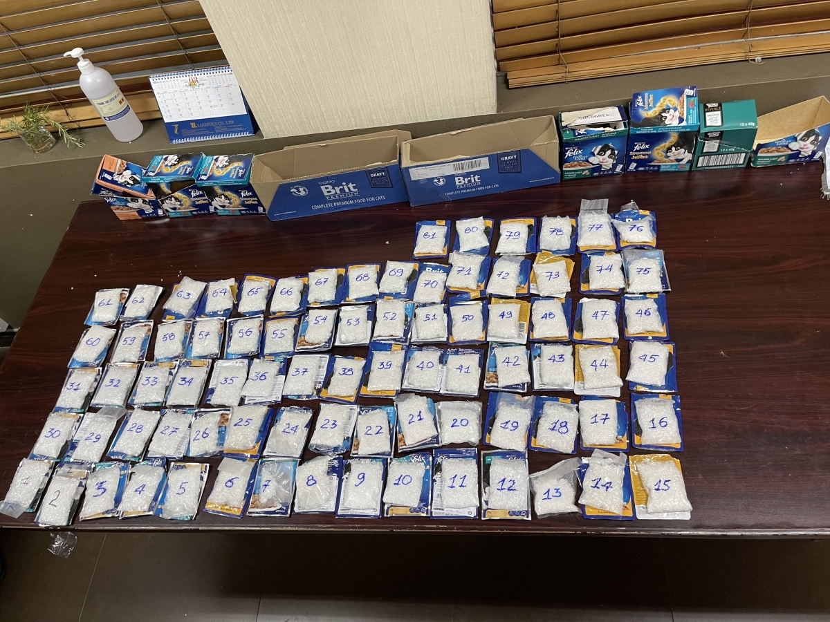 drugs stashed in cat food seized at tan son nhat airport picture 2