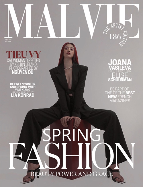 tieu vy makes debut in french fashion magazine picture 1