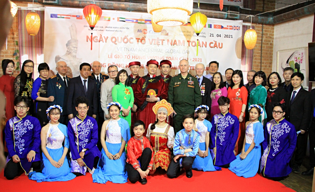 Cộng đồng người Việt tại Saint Petersburg vinh dự là địa điểm tại châu Âu tổ chức lễ Giỗ Tổ Hùng Vương toàn cầu năm 2021