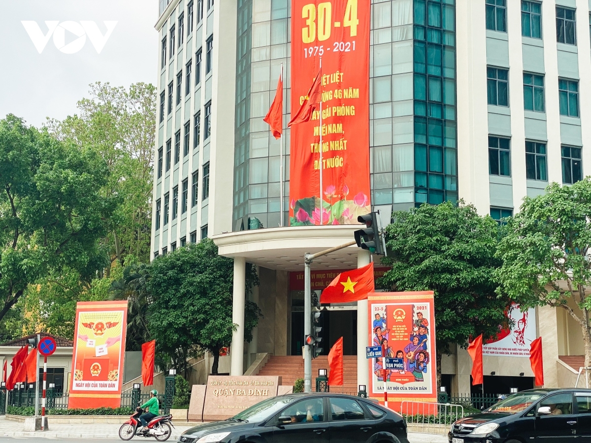 flags and banners go on display in hanoi ahead of national election day picture 3