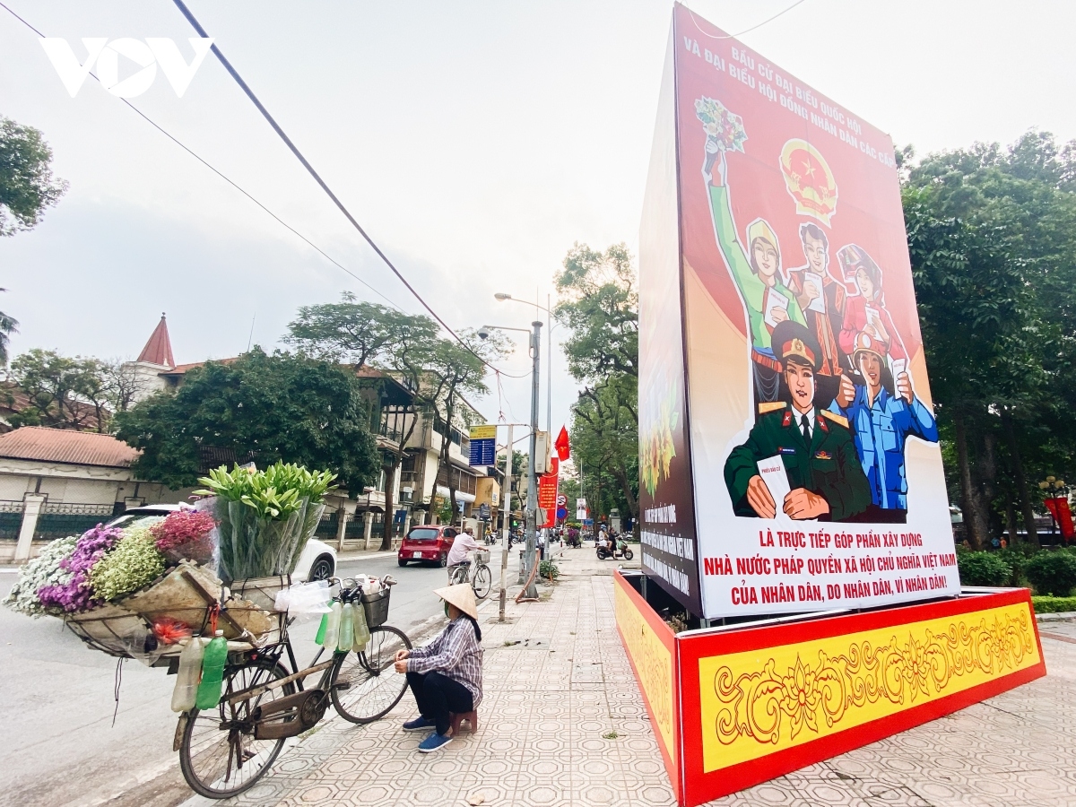 flags and banners go on display in hanoi ahead of national election day picture 4