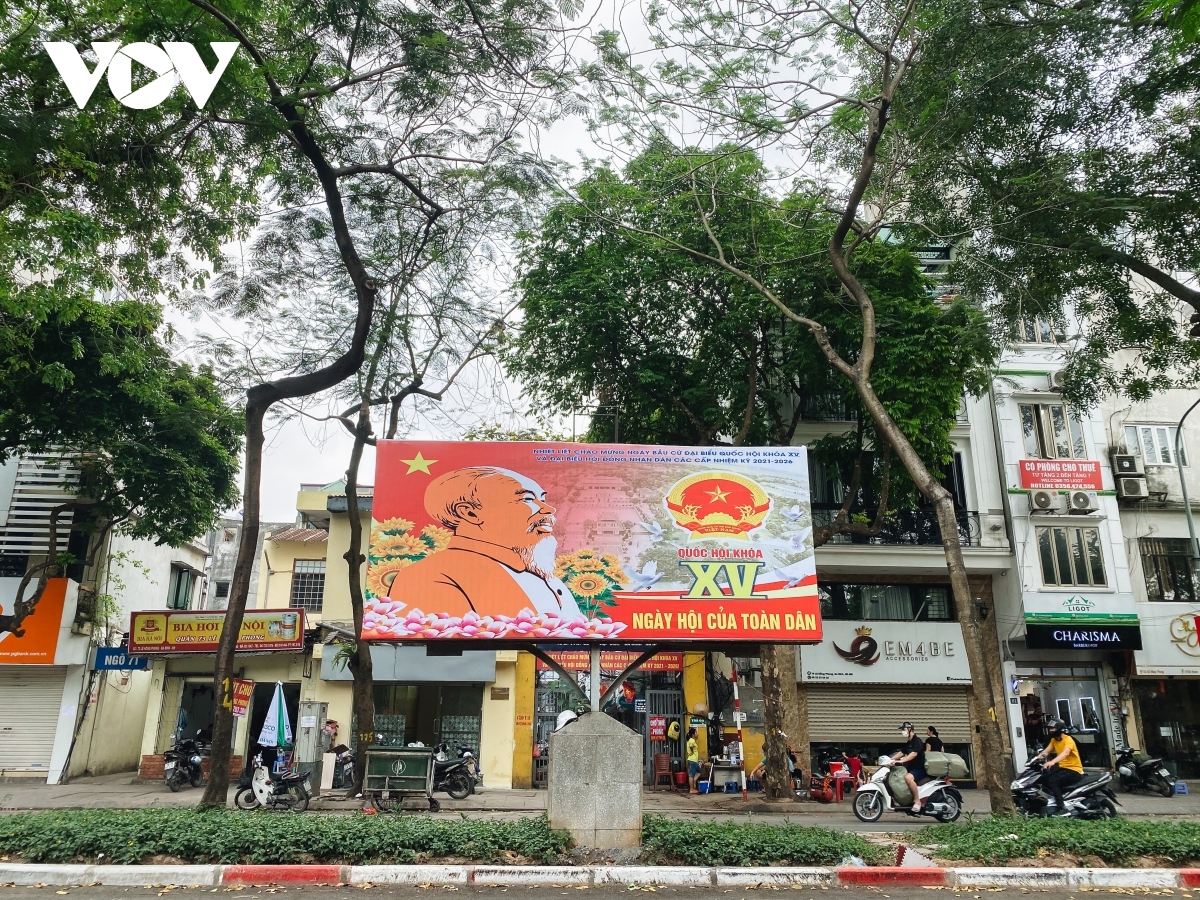 flags and banners go on display in hanoi ahead of national election day picture 6