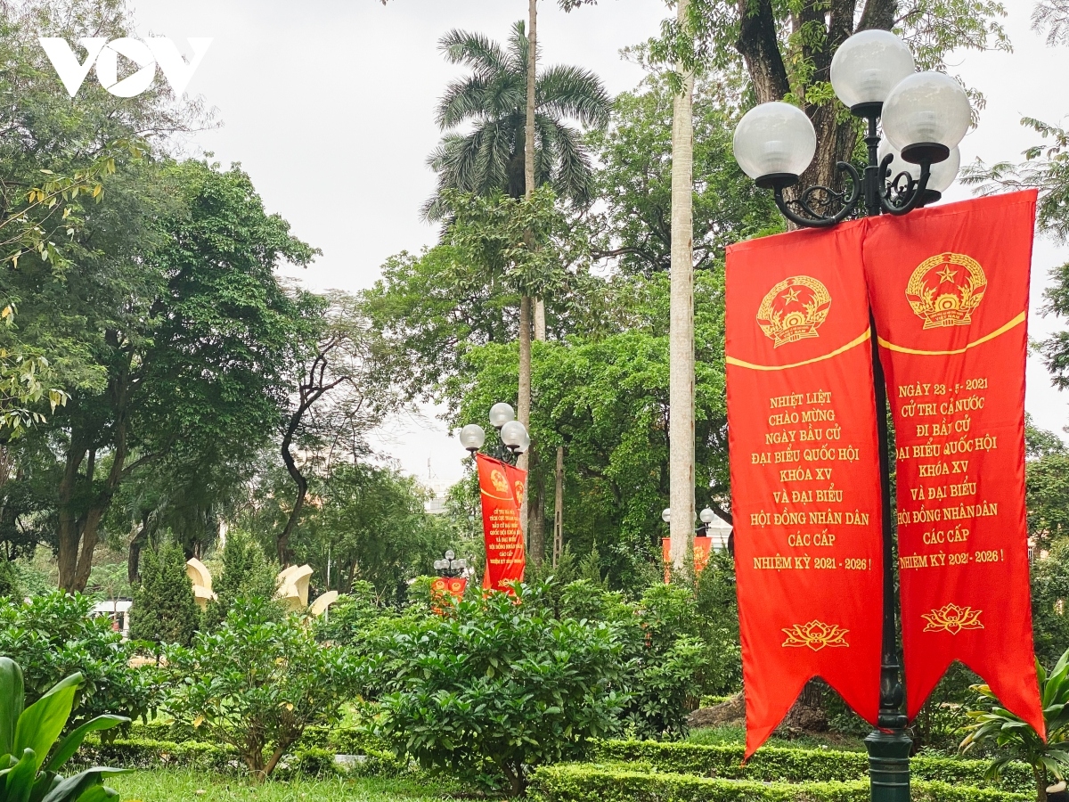 flags and banners go on display in hanoi ahead of national election day picture 8