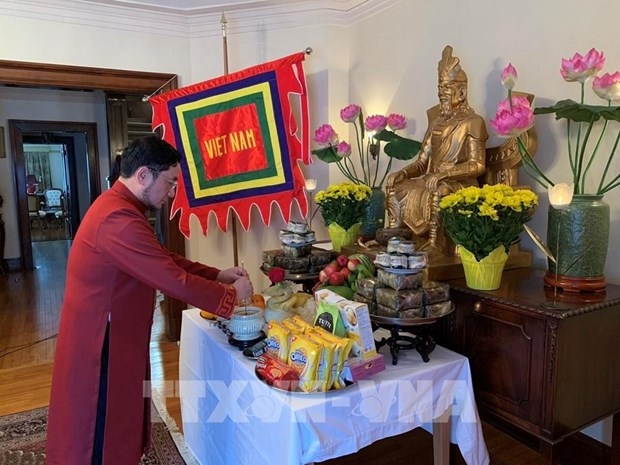 embassy in canada holds online hung kings worship ceremony picture 1