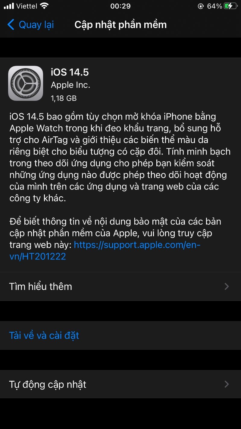apple chinh thuc phat hanh ios 14.5 va ipados 14.5 hinh anh 3