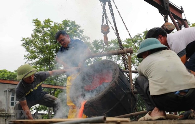 around 300-kg bronze drum being made to mark national elections picture 1