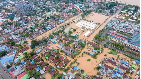 Bão Seroja gây lũ lụt tại thủ đô Dili, Timor Leste. Nguồn: Tatoli