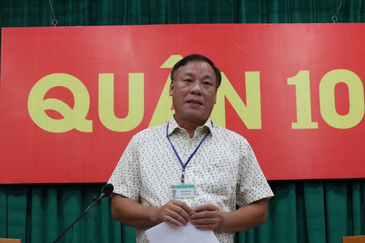 Ông Bùi Thế Hải - Phó Chủ tịch UBND quận 10