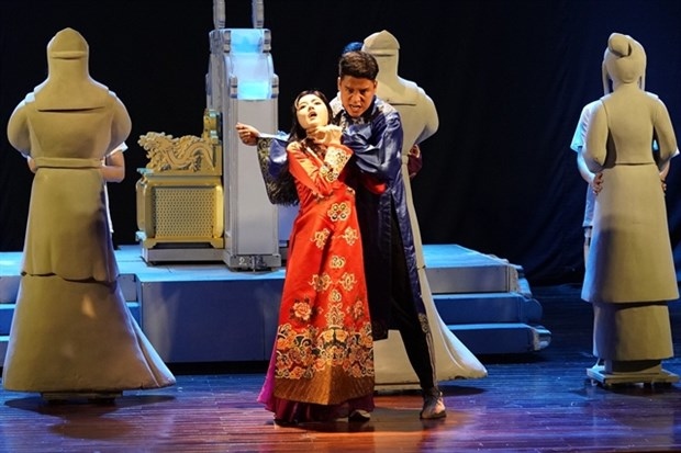 The play is directed by award-winning director Le Quy Duong. It stars artists from Le Ngoc Theatre Company.