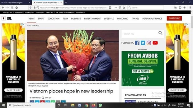 south african newspaper vietnam places hope in new leadership picture 1