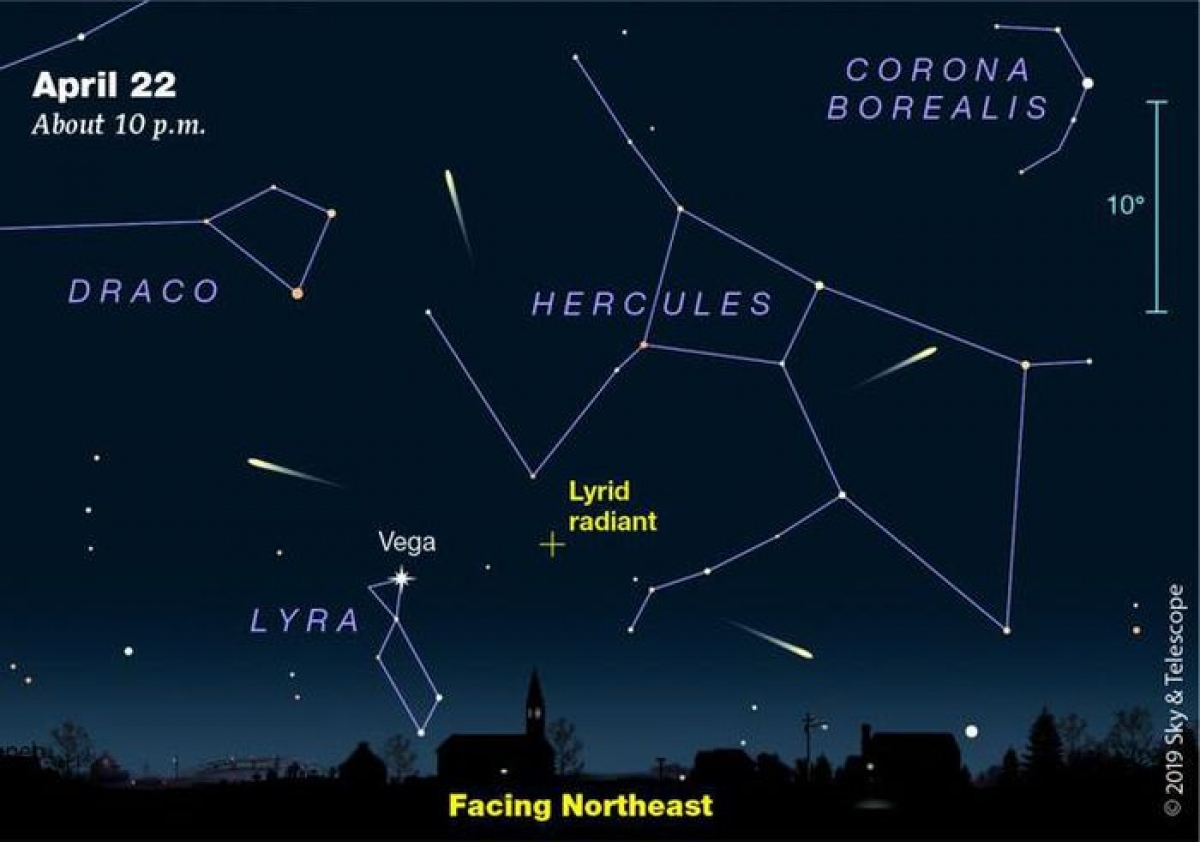 vietnam to welcome sight of lyrid meteor shower picture 1
