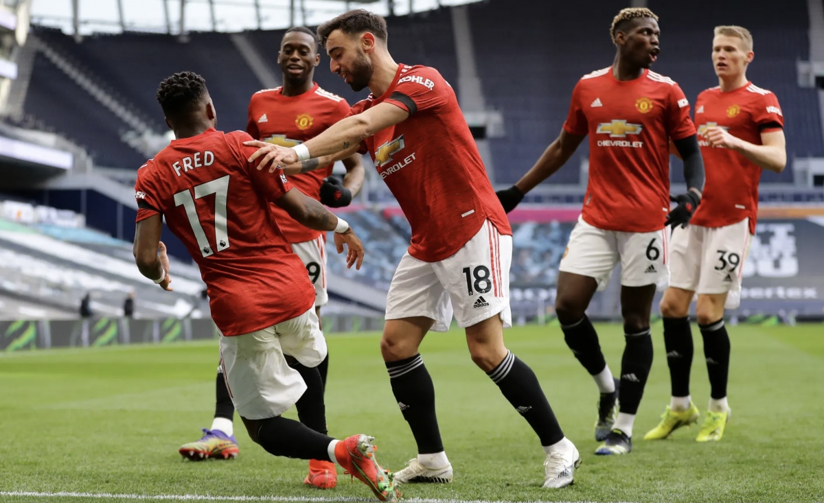 MU ngược dòng ngoạn mục trước Tottenham. (Ảnh: Getty).