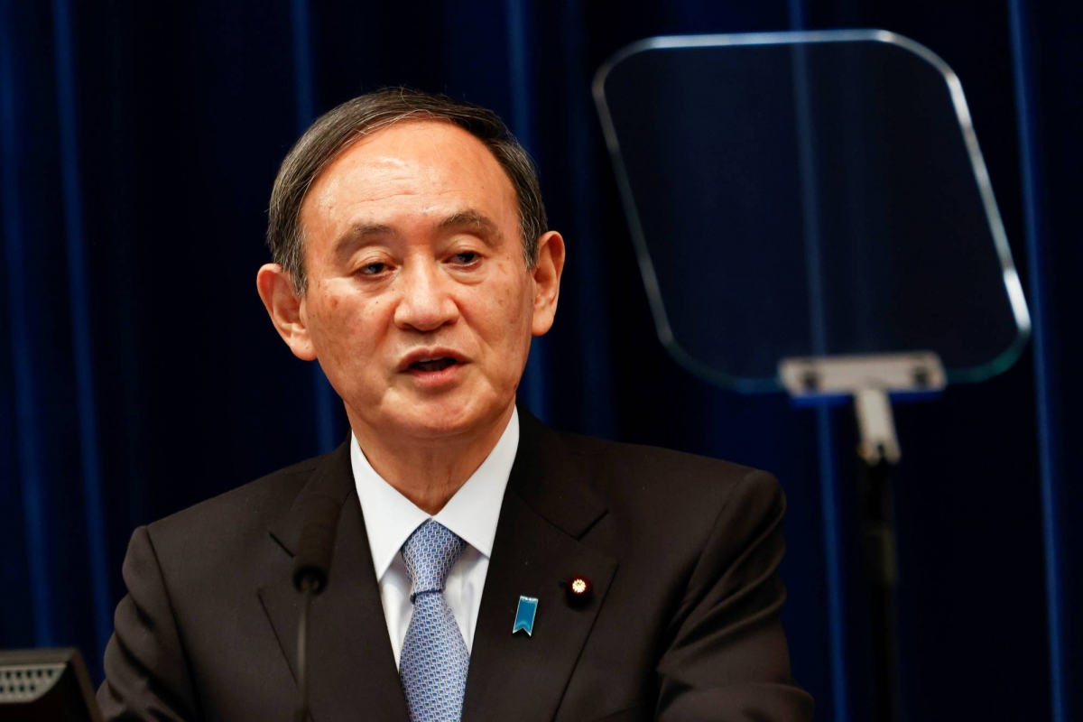 Thủ tướng Nhật Bản Yoshihide Suga. Ảnh: Reuters