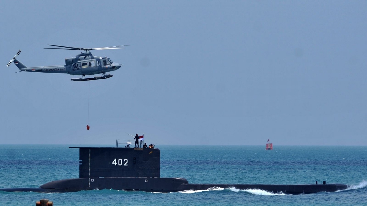 Tàu ngầm KRI Nanggala 402 cùng 53 thành viên thủy thủ đoàn đã bị mất liên lạc khi tham gia diễn tập trên biển. (Ảnh minh họa. Nguồn: Getty Images).