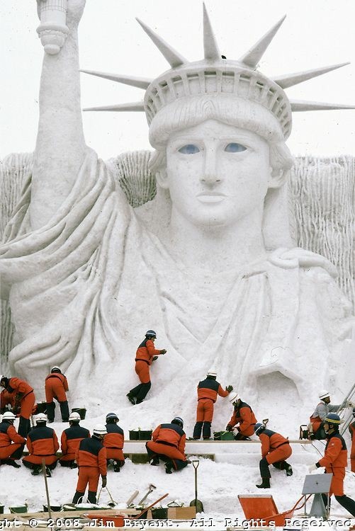 Ý tưởng xuất phát từ một bức tượng đắp bằng tuyết (ảnh: chủ cơ sở cung cấp)