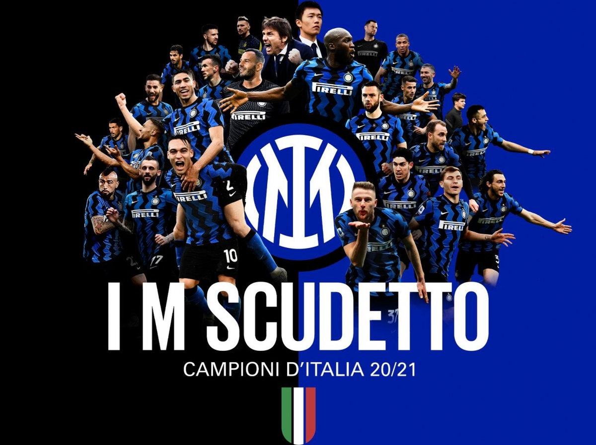 Inter Milan chính thức vô địch Serie A 2020/2021 sớm 4 vòng đấu