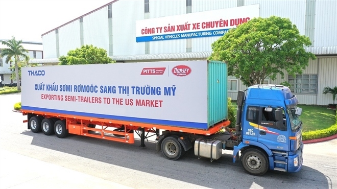 thaco promotes export of semi-trailers to us picture 2