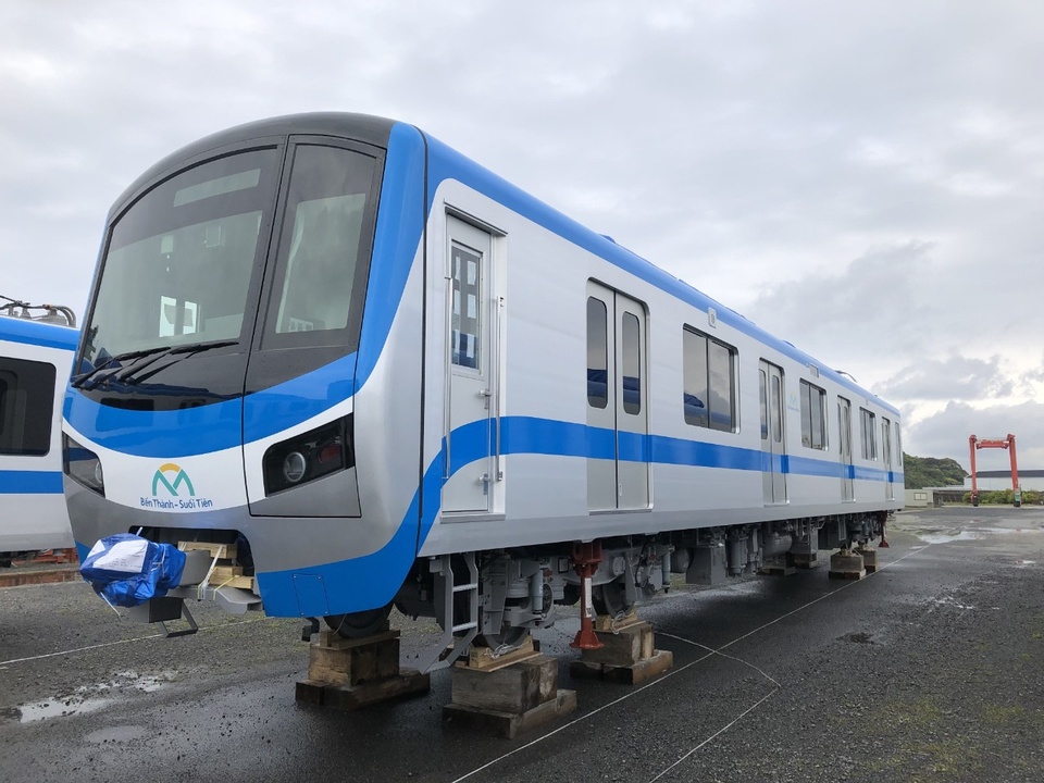 japanese metro trains shipped for hcm city metro line no1 picture 1