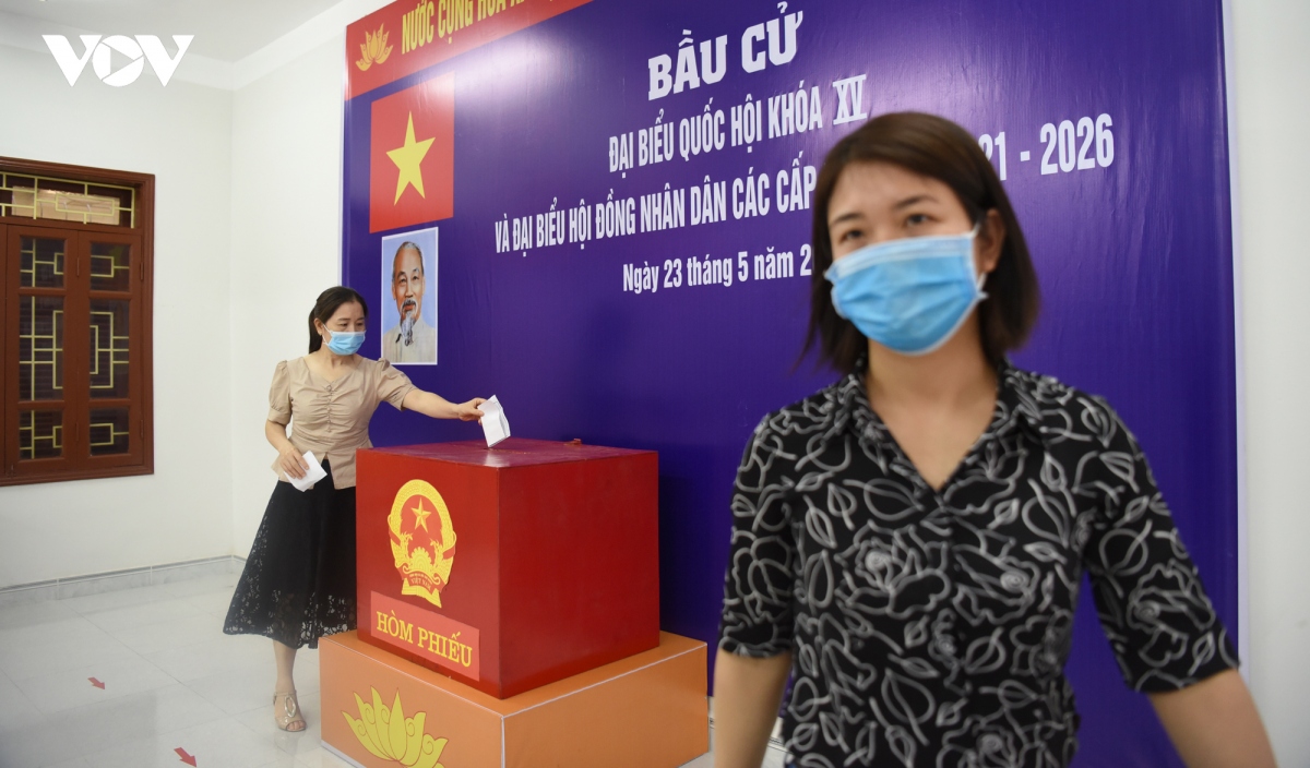 hai phong dien tap bau cu khi co dich covid-19, an toan dat len hang dau hinh anh 13