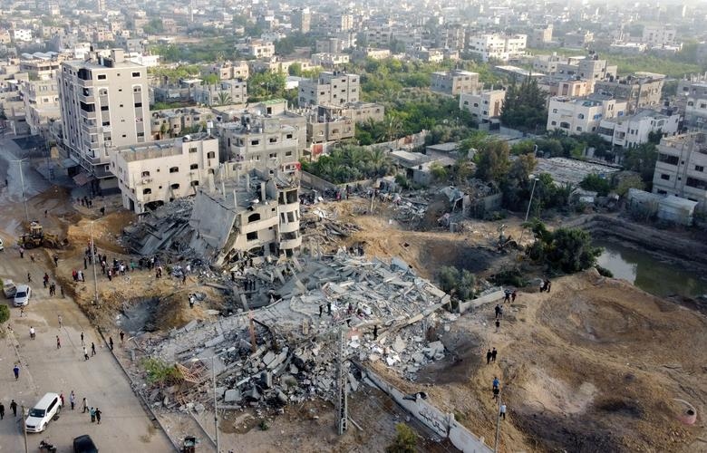 gaza roi vao khung hoang nhan dao khi giao tranh israel-palestine sang ngay thu 5 hinh anh 1