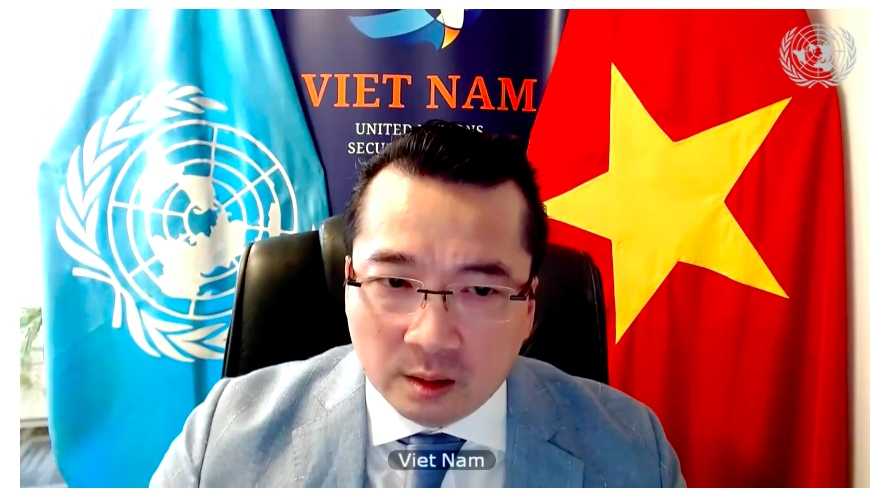 Đại sứ Phạm Hải Anh dự phiên họp của HĐBA LHQ về bảo vệ dân thường trong xung đột vũ trang.