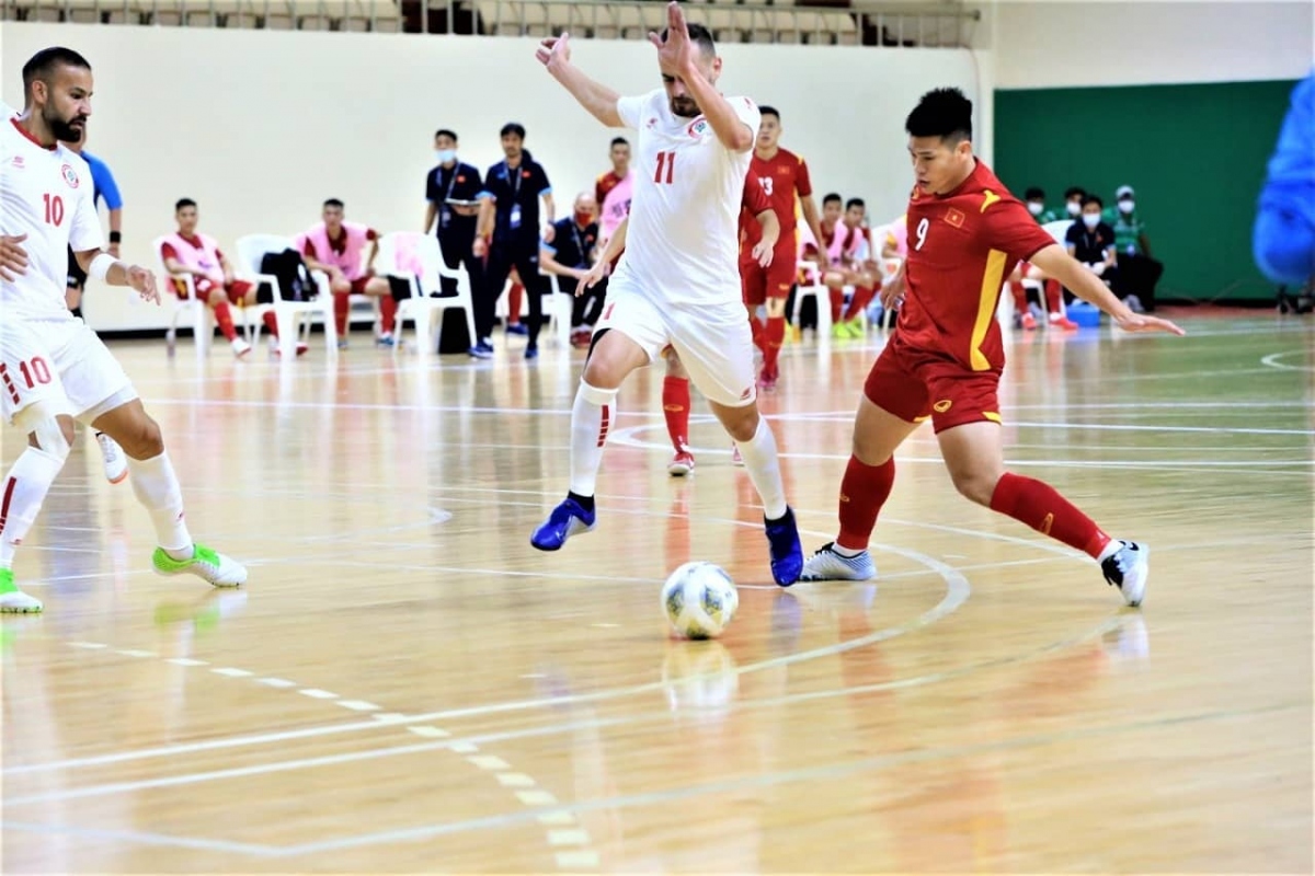 cam hoa lebanon, Dt futsal viet nam chiem loi the tren hanh trinh den futsal world cup hinh anh 1