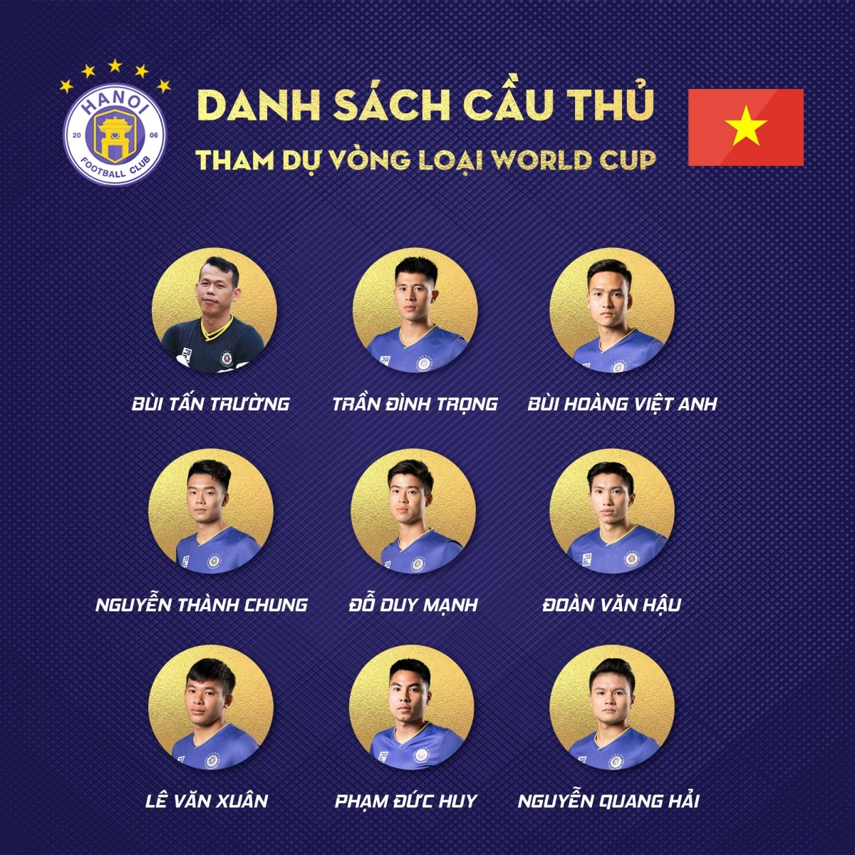 ha noi fc ap dao o danh sach Dt viet nam, hagl dung thu 2 hinh anh 1