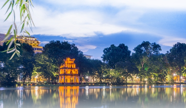 Hoan Kiem Lake- one of the most attractive destinations in Hanoi 