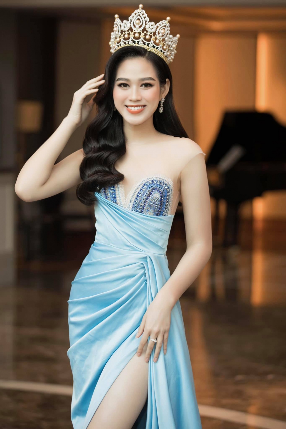 Do my linh, luong thuy linh xuat hien trong clip gioi thieu miss world 2021 hinh anh 5