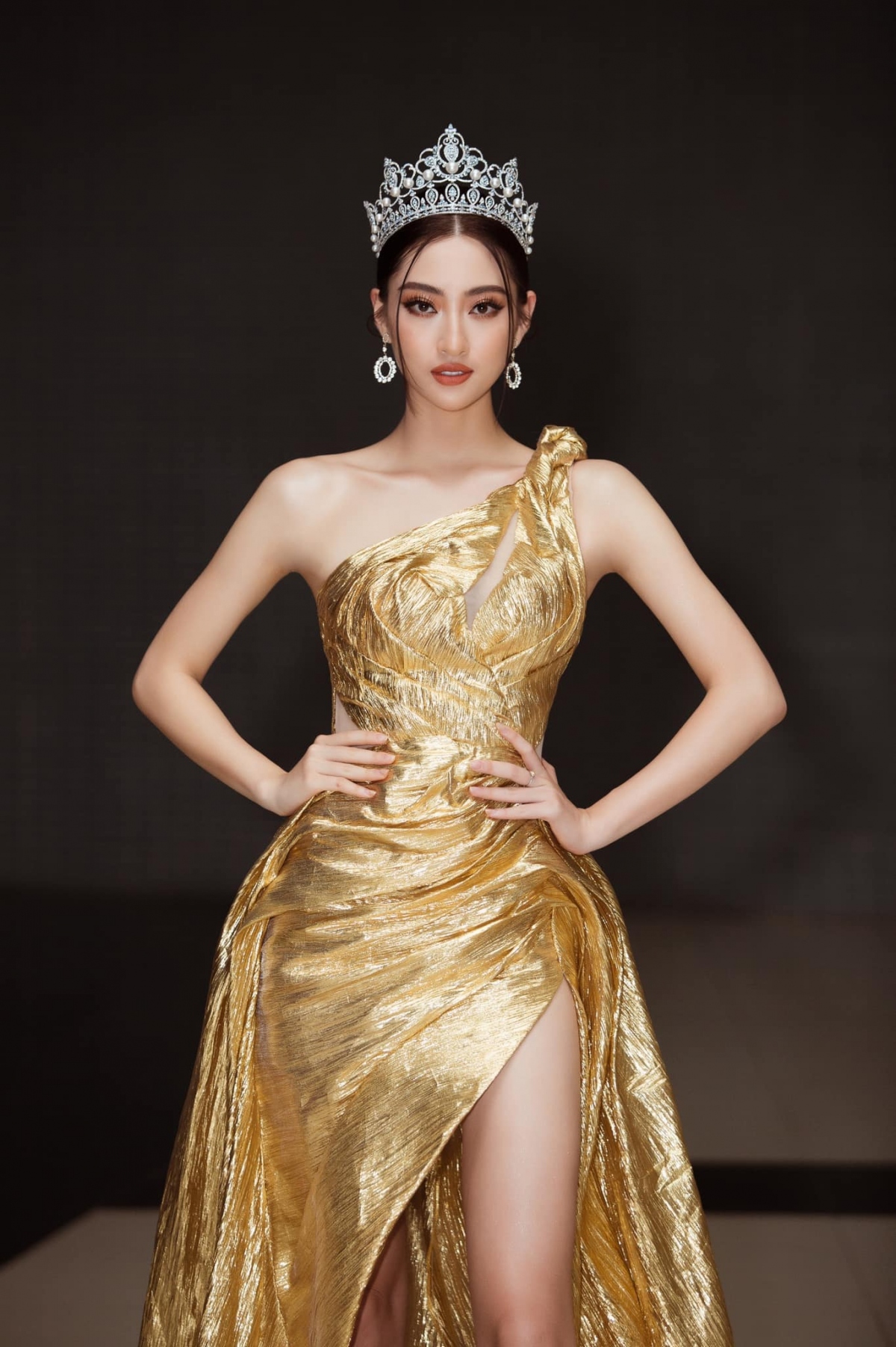 Hoa hậu Lương Thuỳ Linh.
