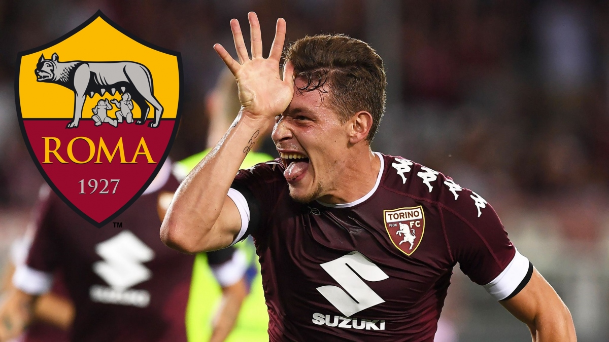 Andrea Belotti sẽ là tân binh đầu tiên của AS Roma dưới thời Jose Mourinho?