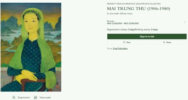 portrait by late vietnamese painter to be auctioned in hong kong picture 1