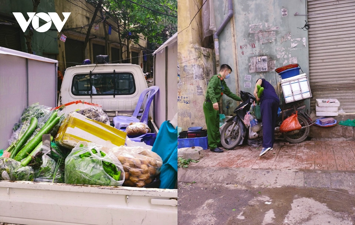 makeshift markets in hanoi remain busy despite covid-19 measures picture 2